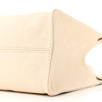 Louis Vuitton Empreinte Monogram Giant Onthego PM Cream Beige 9 of 10