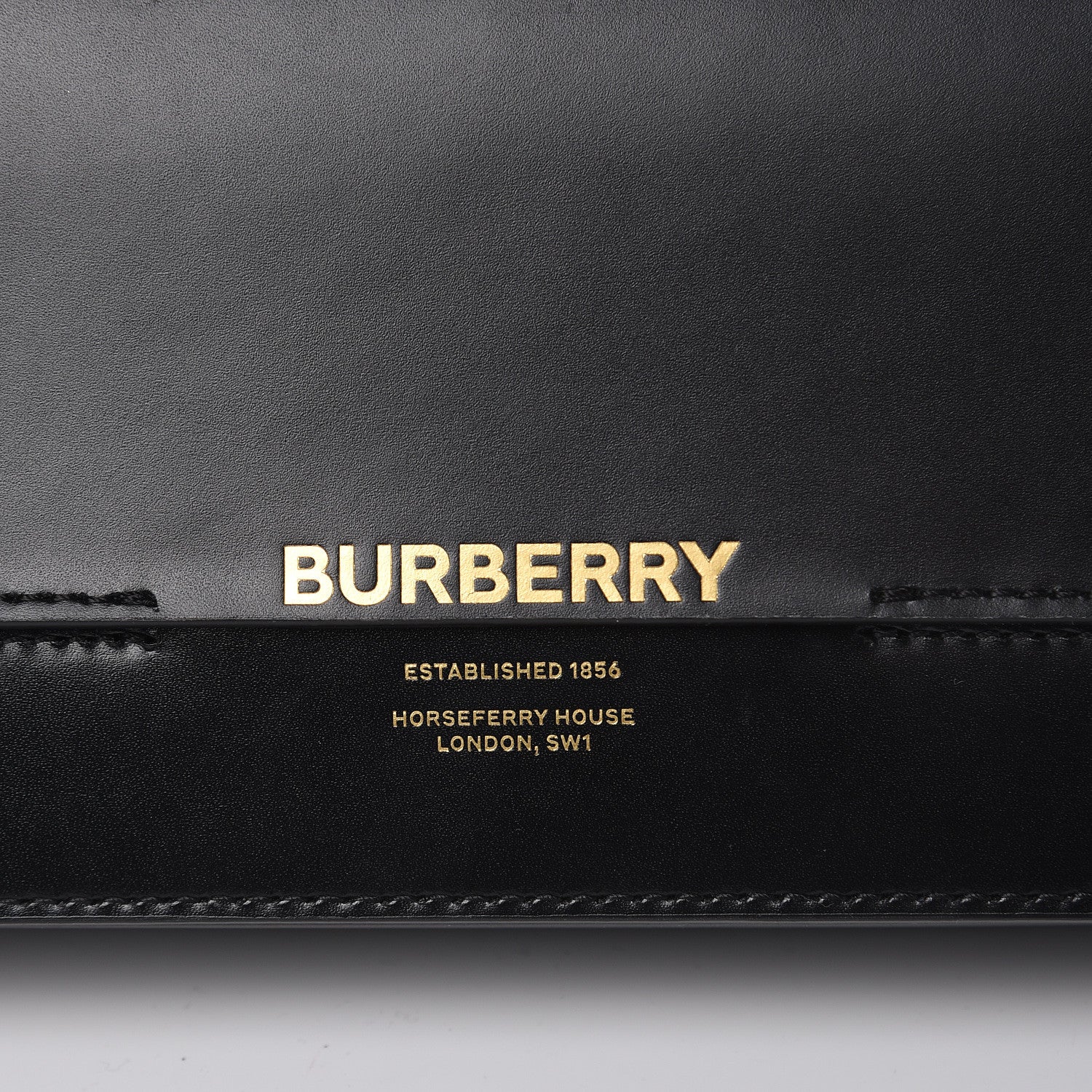 Burberry Calfskin Grace Chain Clutch Black 6 of 13