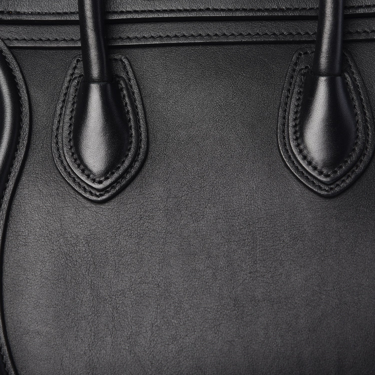Celine Smooth Calfskin Nano Luggage Black 10 of 12