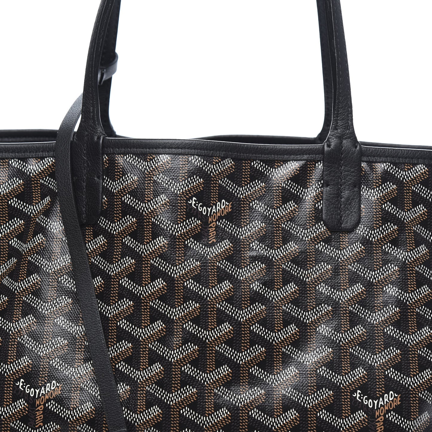 Goyardine Reversible Anjou PM Black