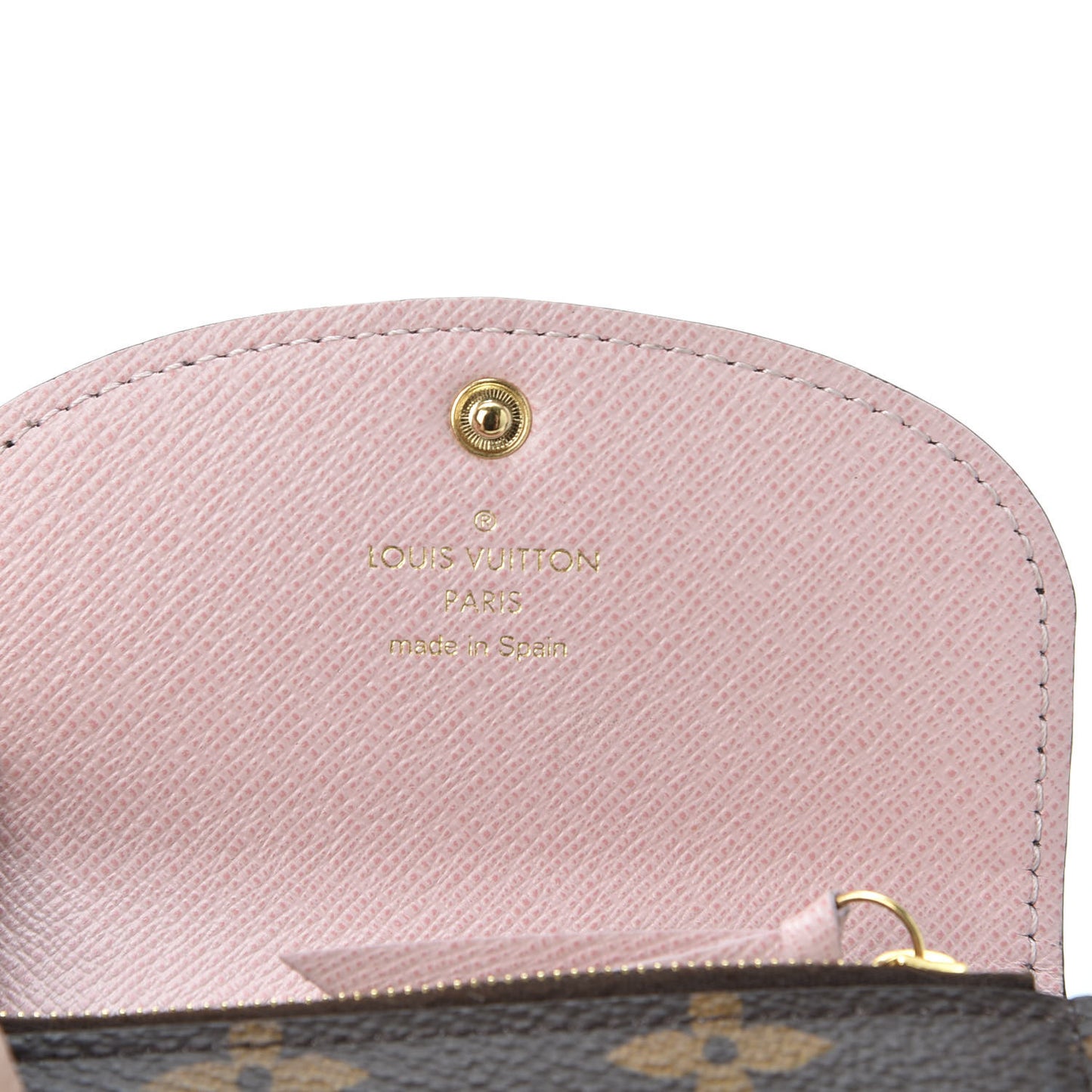 Monogram Rosalie Coin Purse Rose Ballerine