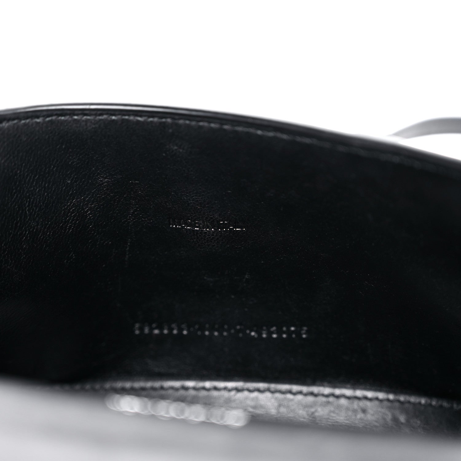 Balenciaga Grained Calfskin Hourglass Top Handle Bag XS Black 7 of 18