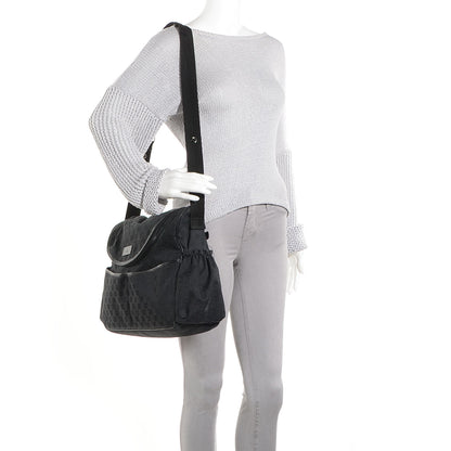 Gucci Monogram Large Diaper Bag Black 2 of 7