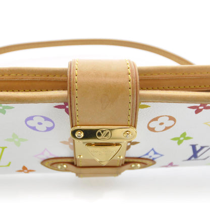 Louis Vuitton Monogram Multicolor Shirley White 6 of 9