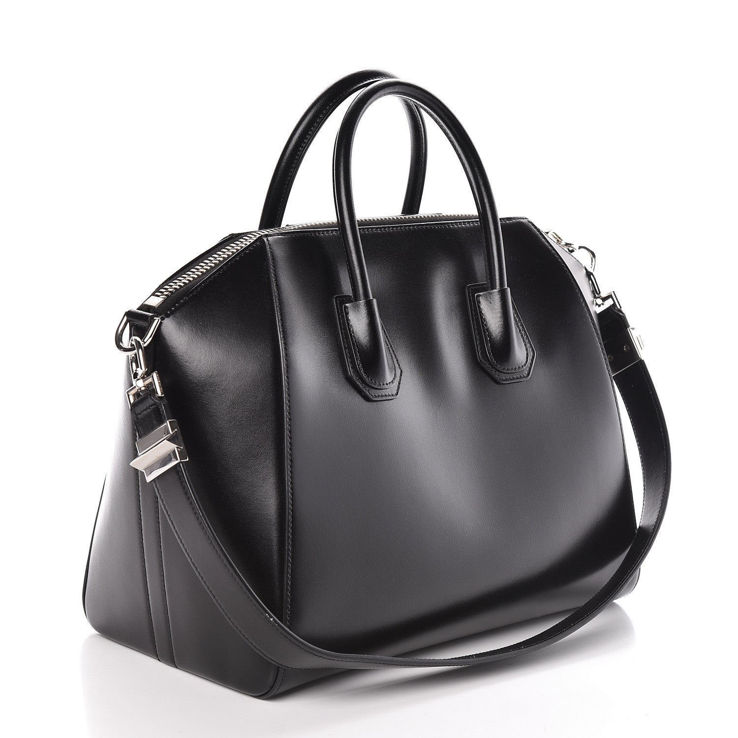 Givenchy Shiny Lord Calfskin Medium Antigona Black 3 of 10