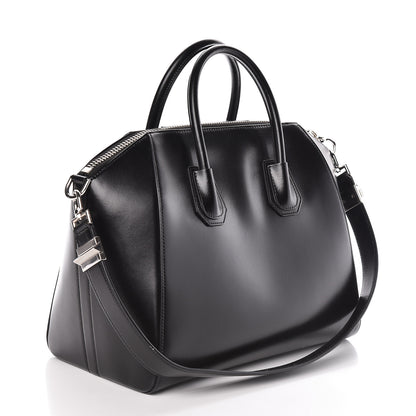Givenchy Shiny Lord Calfskin Medium Antigona Black 3 of 10