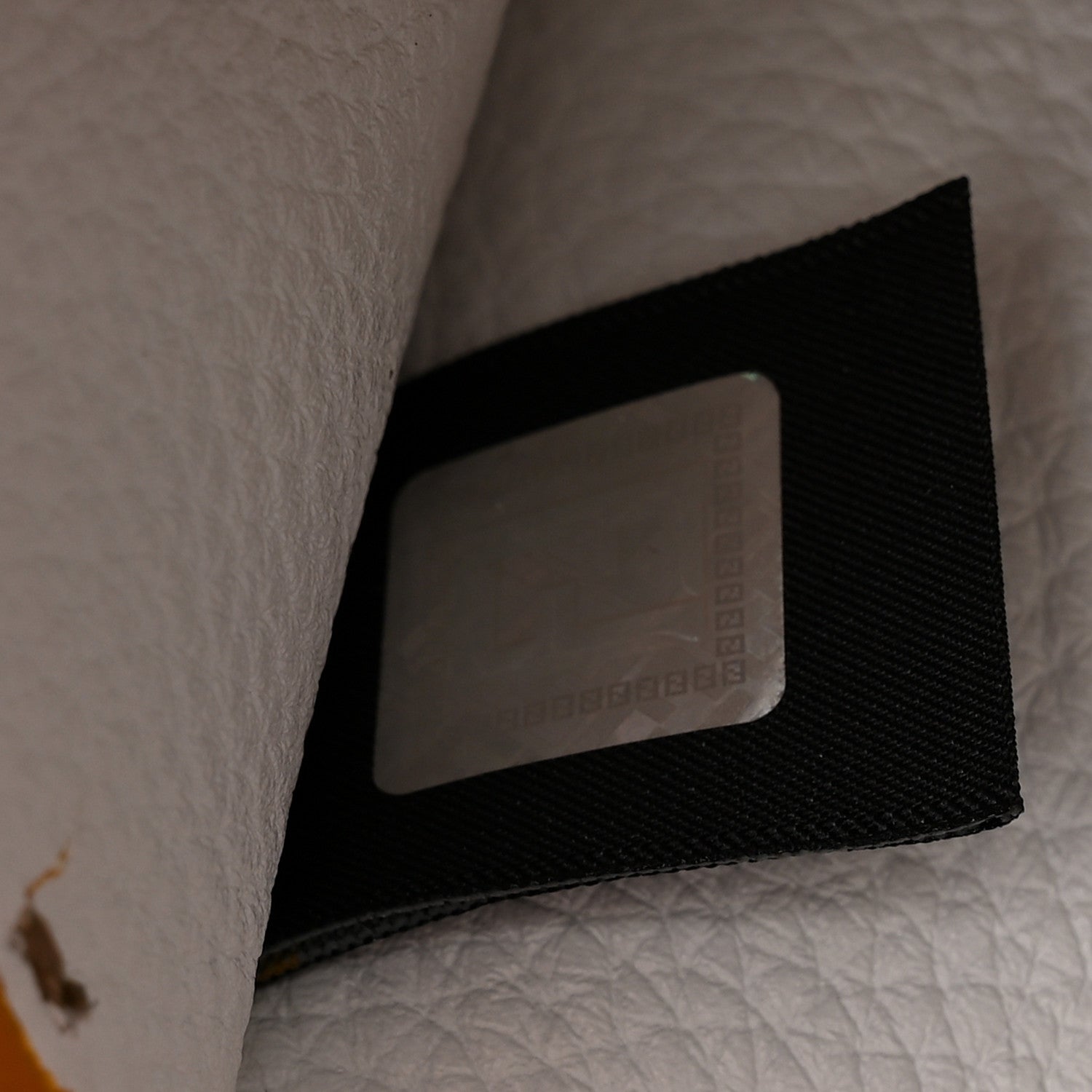 Fendi Cuoio Romano Selleria Bi-Color Clutch Sunflower White 8 of 11