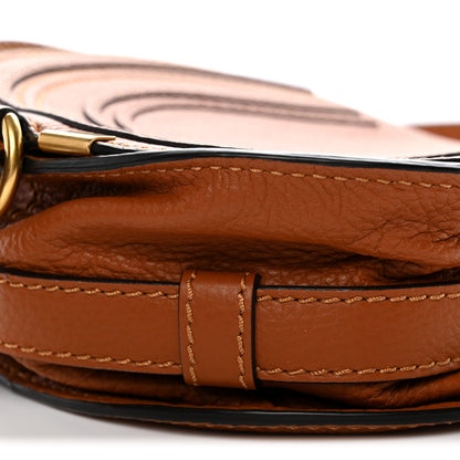 Chloe Grained Calfskin Small Marcie Saddle Bag Tan 10 of 10