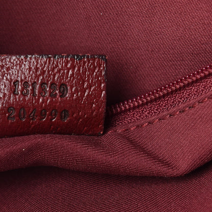 Gucci Monogram Shoulder Bag Red 7 of 14