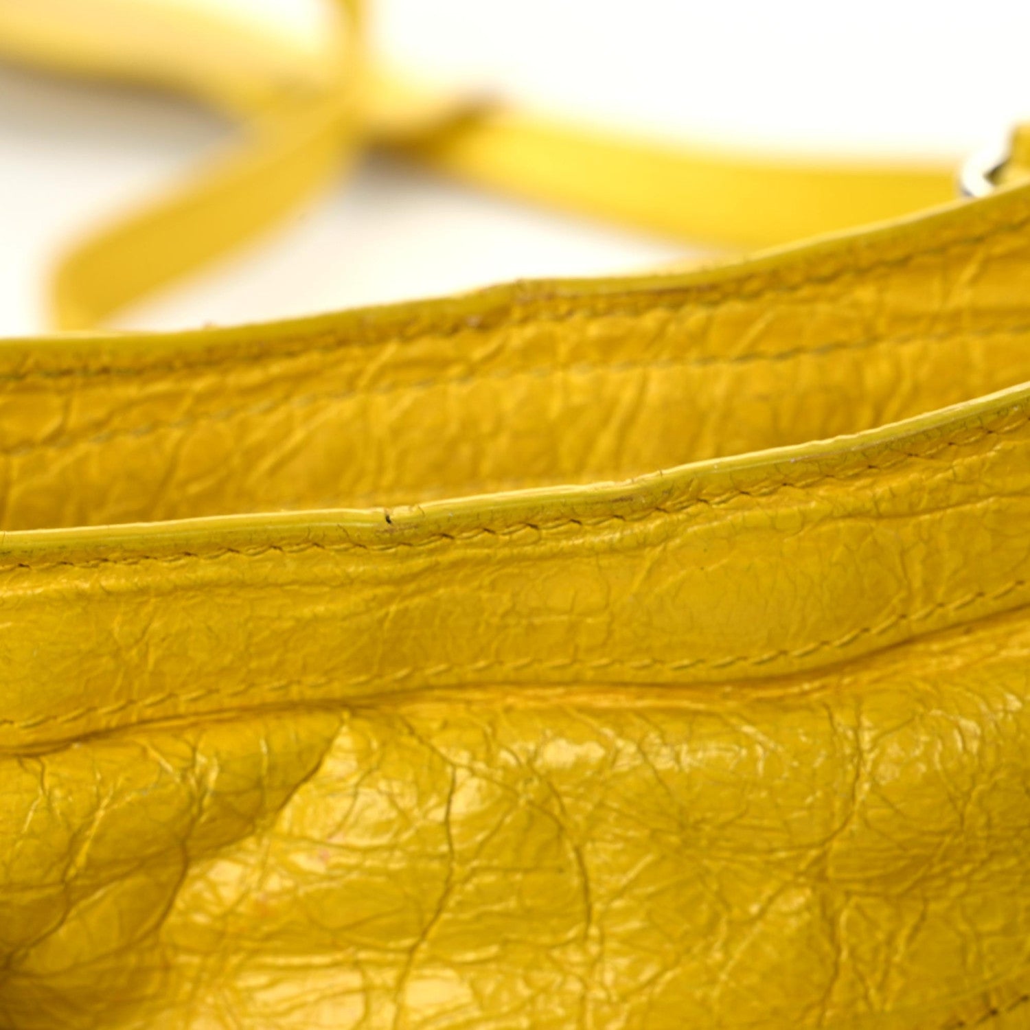 Balenciaga Agneau Classic Silver Hardware City S Jaune Soleil 16 of 31