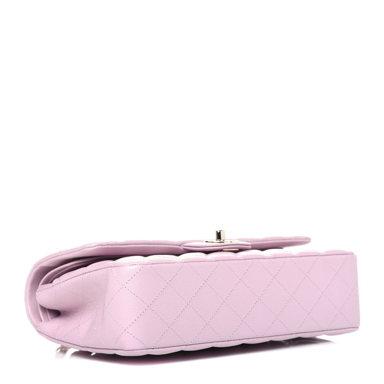 Chanel Caviar Quilted Medium Double Flap Light Pink 4 of 14