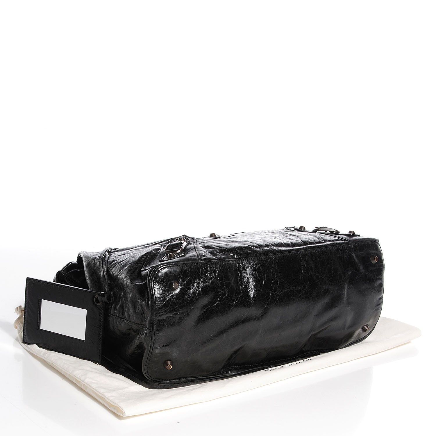 Balenciaga Agneau Classic Hardware Step Bag Black 4 of 15