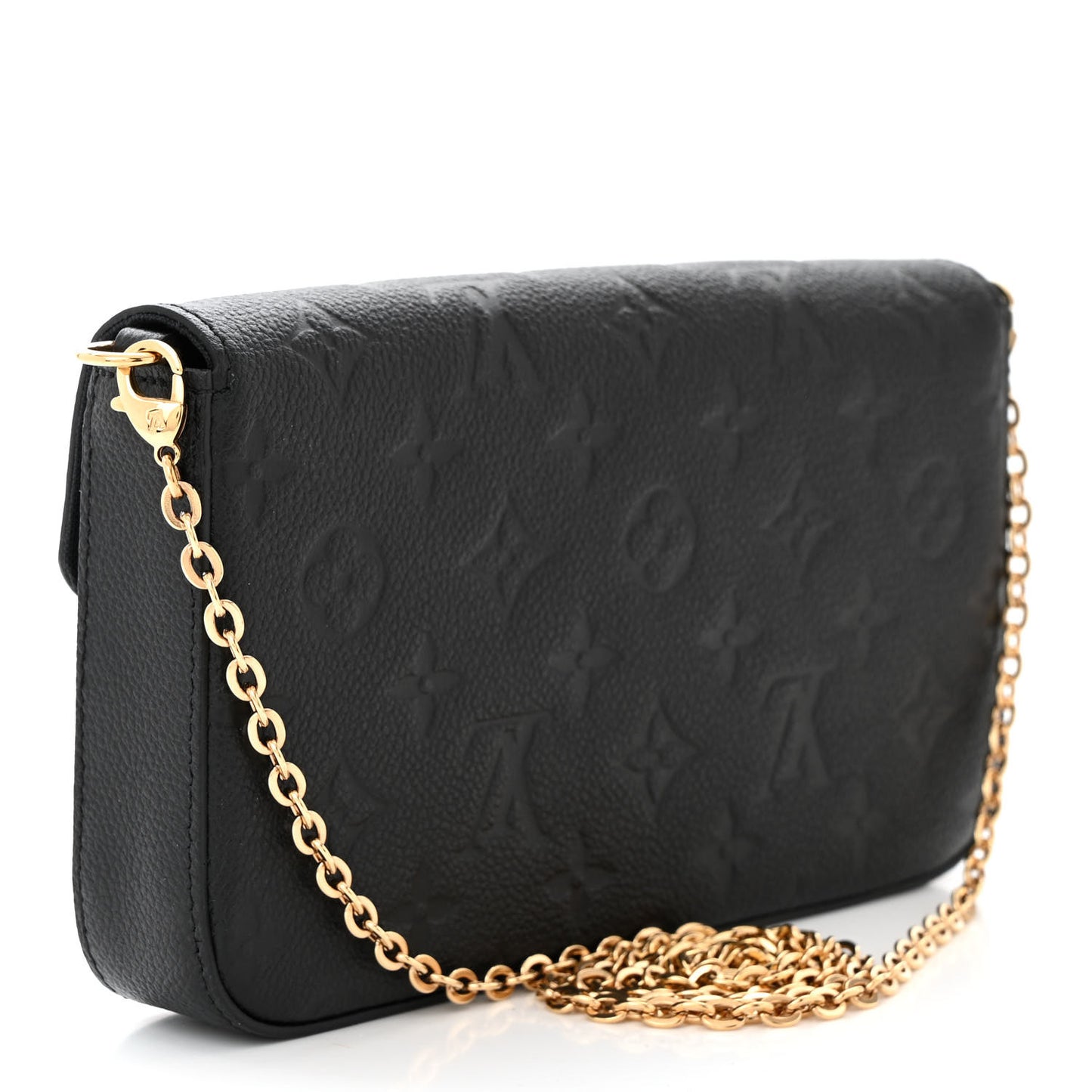 Empreinte Pochette Felicie Chain Wallet Black