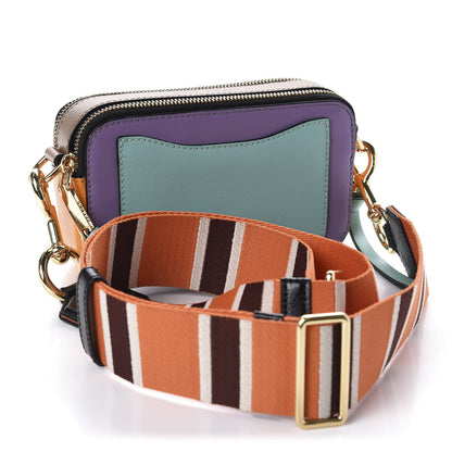 Marc Jacobs Saffino Small Snapshot Camera Bag Purple Orange 3 of 10