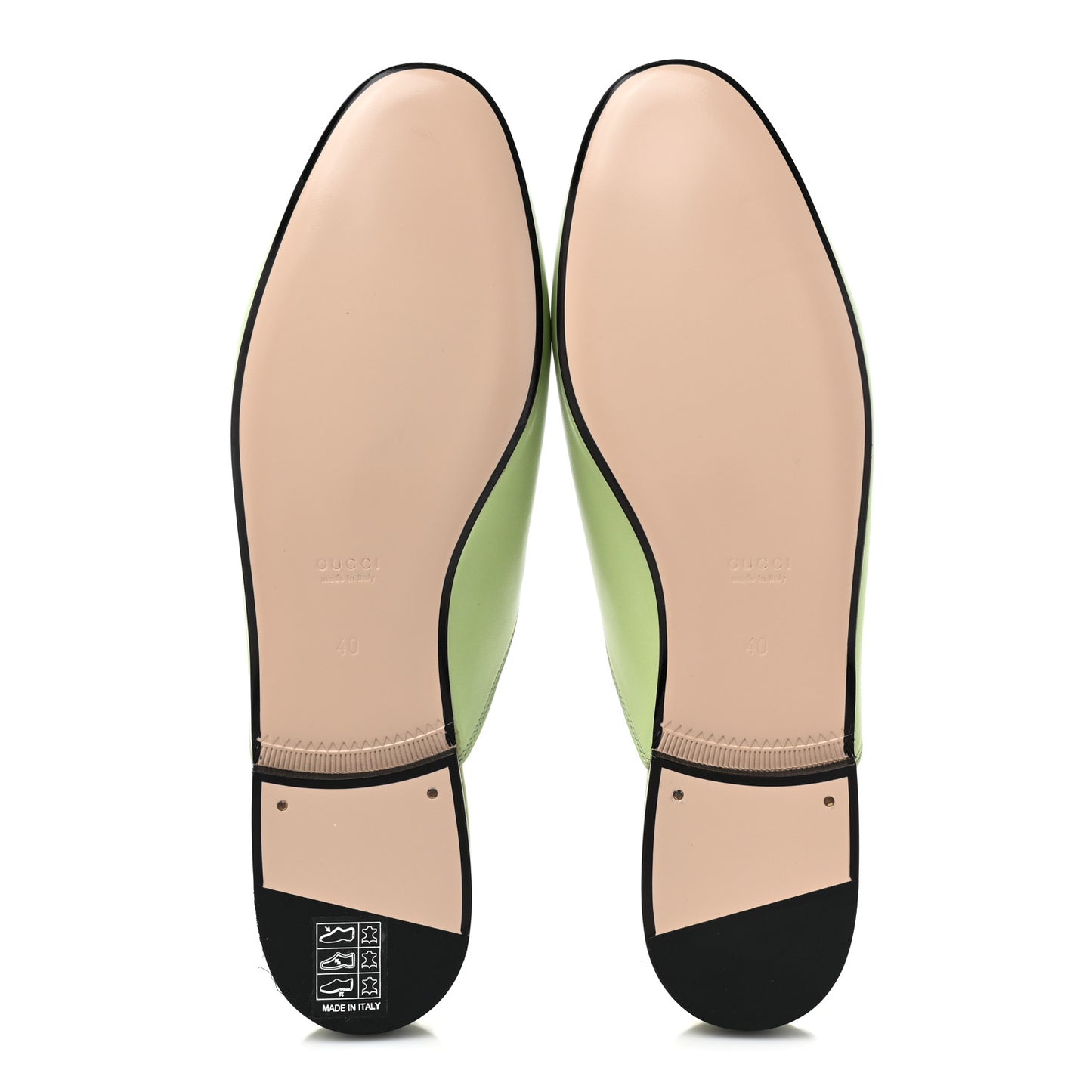 Malaga Kid Womens Princetown Slippers 40 Pistachio Green