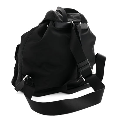 Prada Tessuto Nylon Saffiano Medium Backpack Black 4 of 10