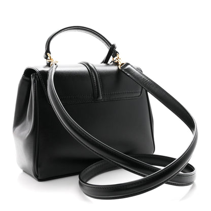 Celine Satinated Calfskin Mini 16 Top Handle Bag Black 3 of 13