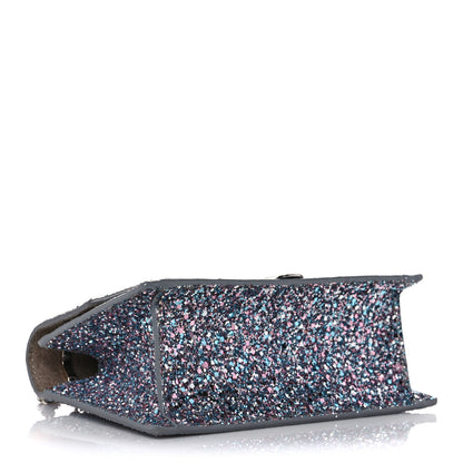 Jimmy Choo Coarse Glitter Mini Finley Shoulder Bag Bubblegum Mix 4 of 10