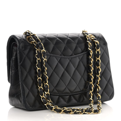 Chanel Lambskin Quilted Medium Double Flap Navy 2 of 13
