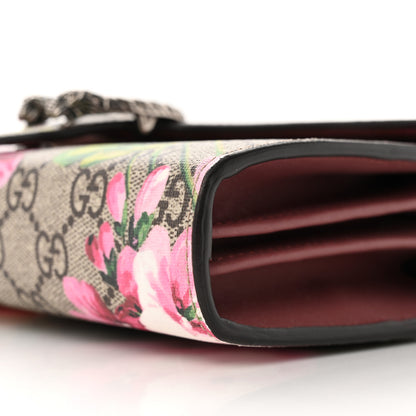 Gucci GG Supreme Monogram Blooms Mini Dionysus Chain Wallet Beige Multicolor Dry Rose 10 of 11