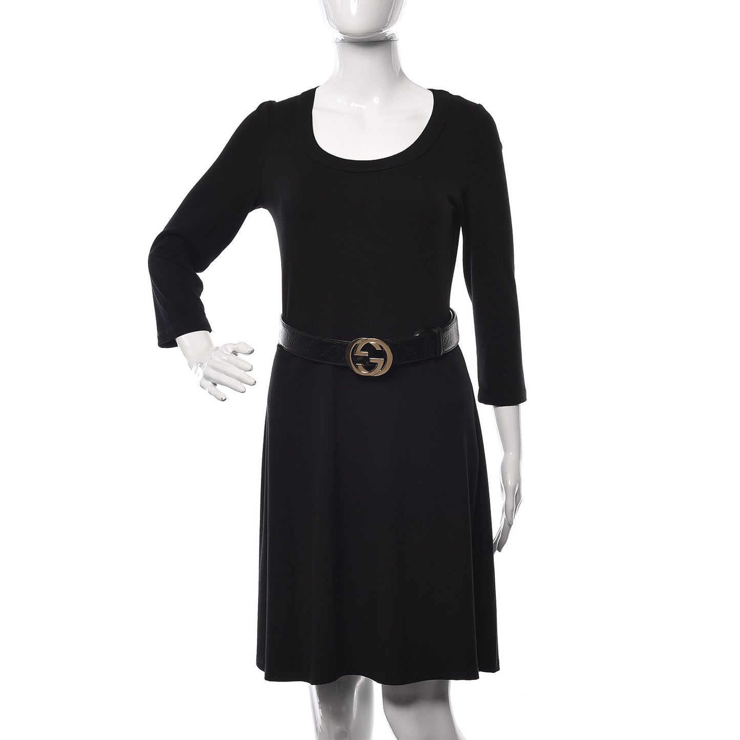 Guccissima Interlocking G 40mm Belt 85 34 Black