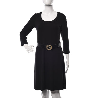 Gucci Guccissima Interlocking G 40mm Belt 85 34 Black 2 of 6