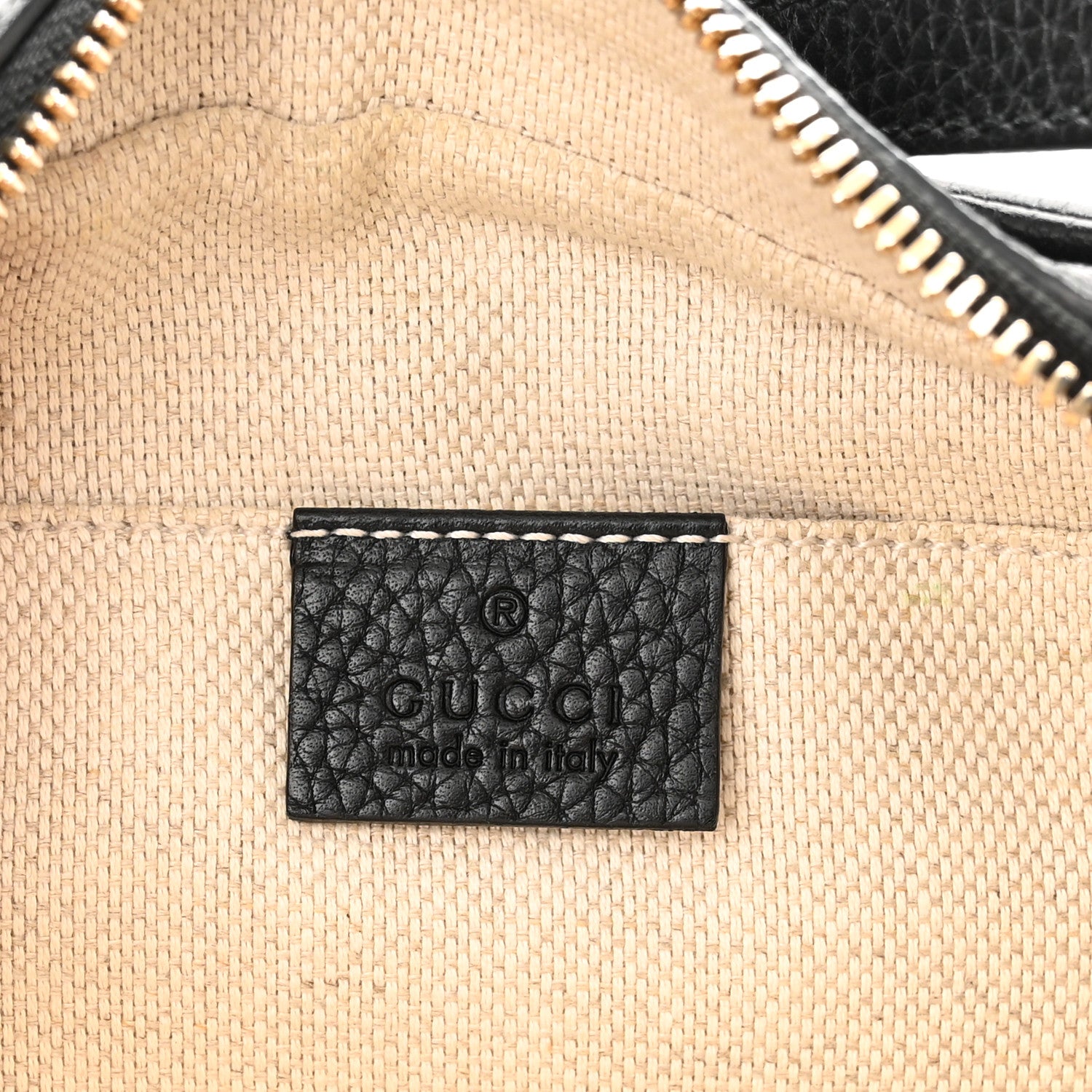 Gucci Pebbled Calfskin Small Soho Disco Bag Black 6 of 12