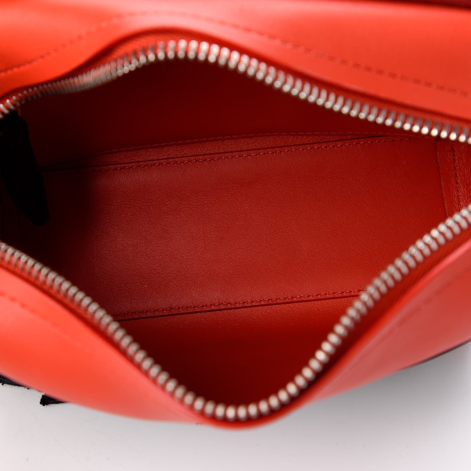 3.1 Phillip Lim Lambskin Suede Bi-Color Fringe Small Bianca Handbag Rosso 5 of 8