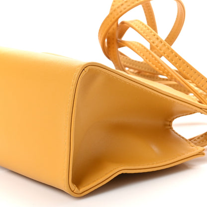 Telfar Vegan Leather Small Shopping Bag Mustard 9 of 9