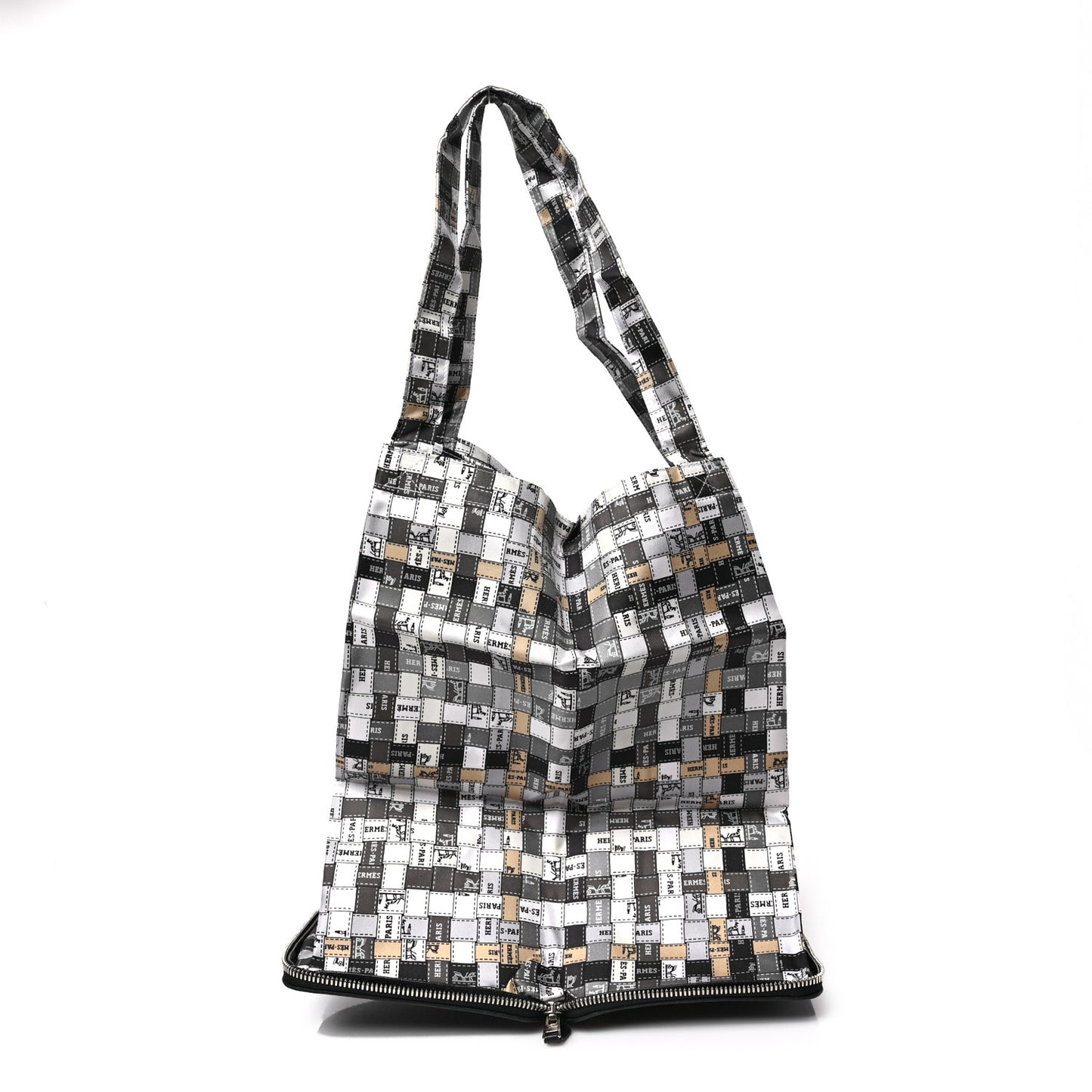 Silky Pop Bolduc Au Carre Shopper Tote Black