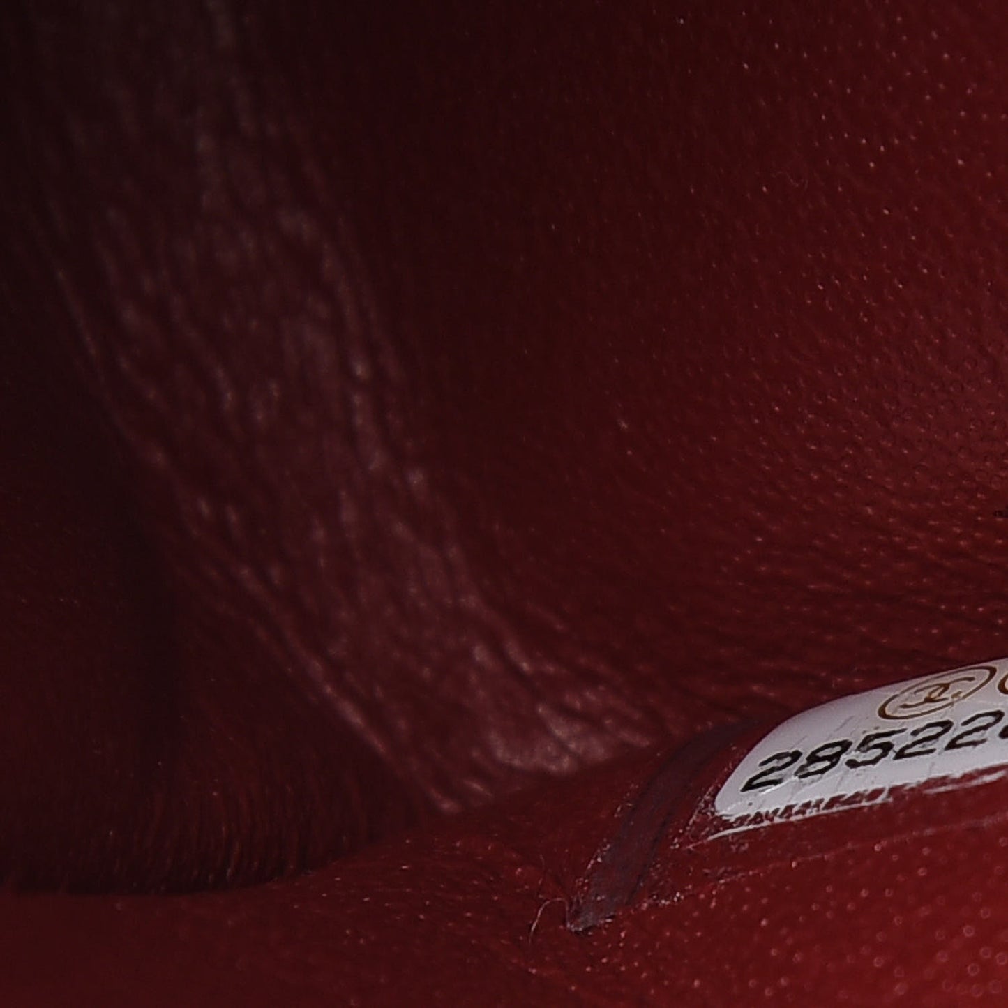 Caviar Quilted Small Double Flap Burgundy