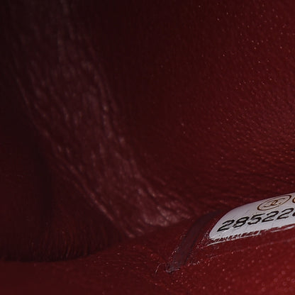 Chanel Caviar Quilted Small Double Flap Burgundy 7 of 10