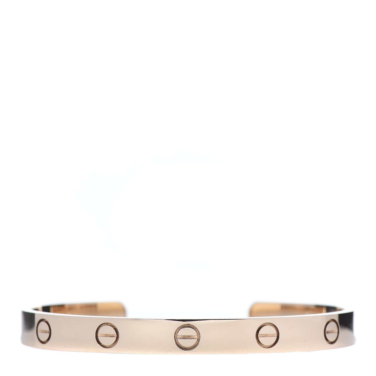 Cartier 18K Pink Gold LOVE Cuff Bracelet 17 1 of 4