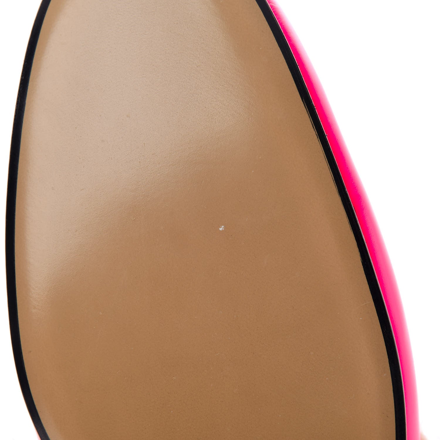 Gucci Calfskin Fur Mens Princetown Slippers 9 Fuxia Fluo Natural 8 of 9