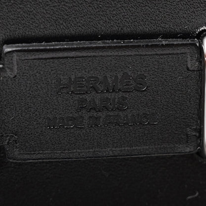 Hermes Military Toile Vache Hunter Herbag Zip Retourne 20 Ecru Vert Moyen Black 6 of 11