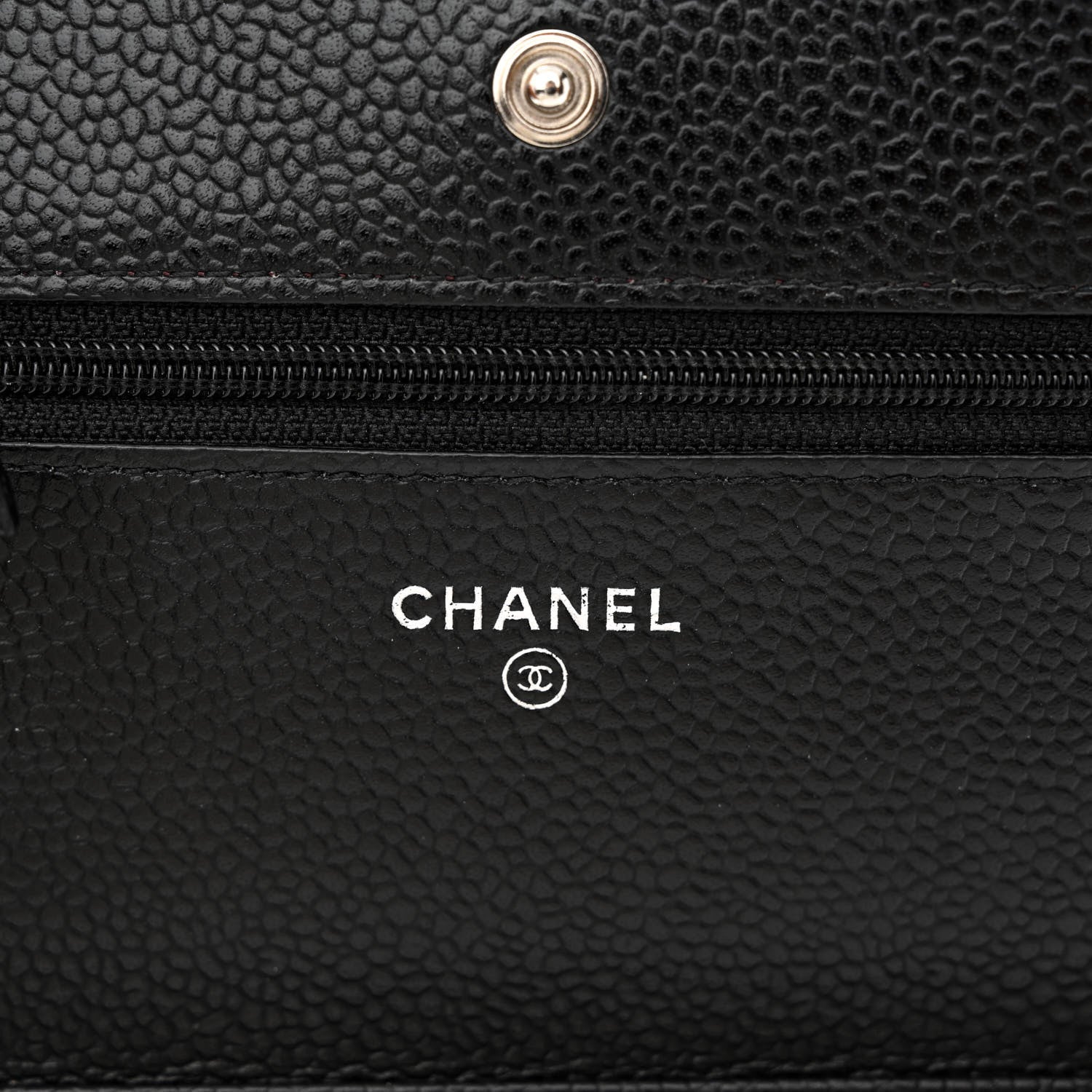 Chanel Caviar Quilted Wallet on Chain WOC Black 6 of 11