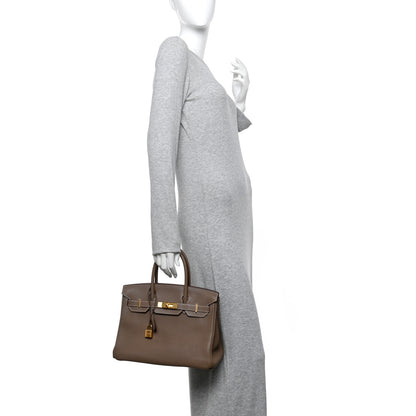 Hermes Togo Birkin 30 Etoupe 2 of 13