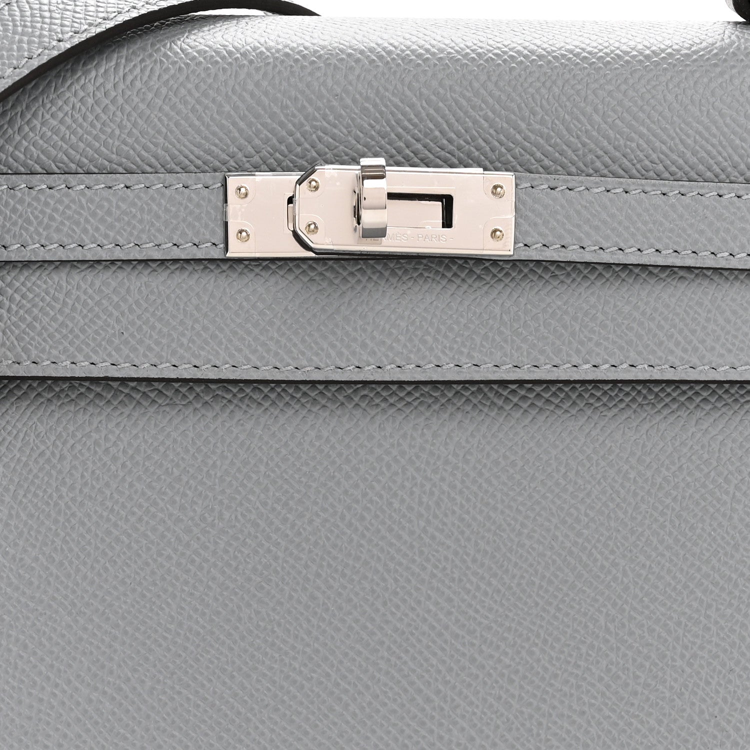 Hermes Epsom Kelly Sellier 25 Gris Pantin 8 of 11