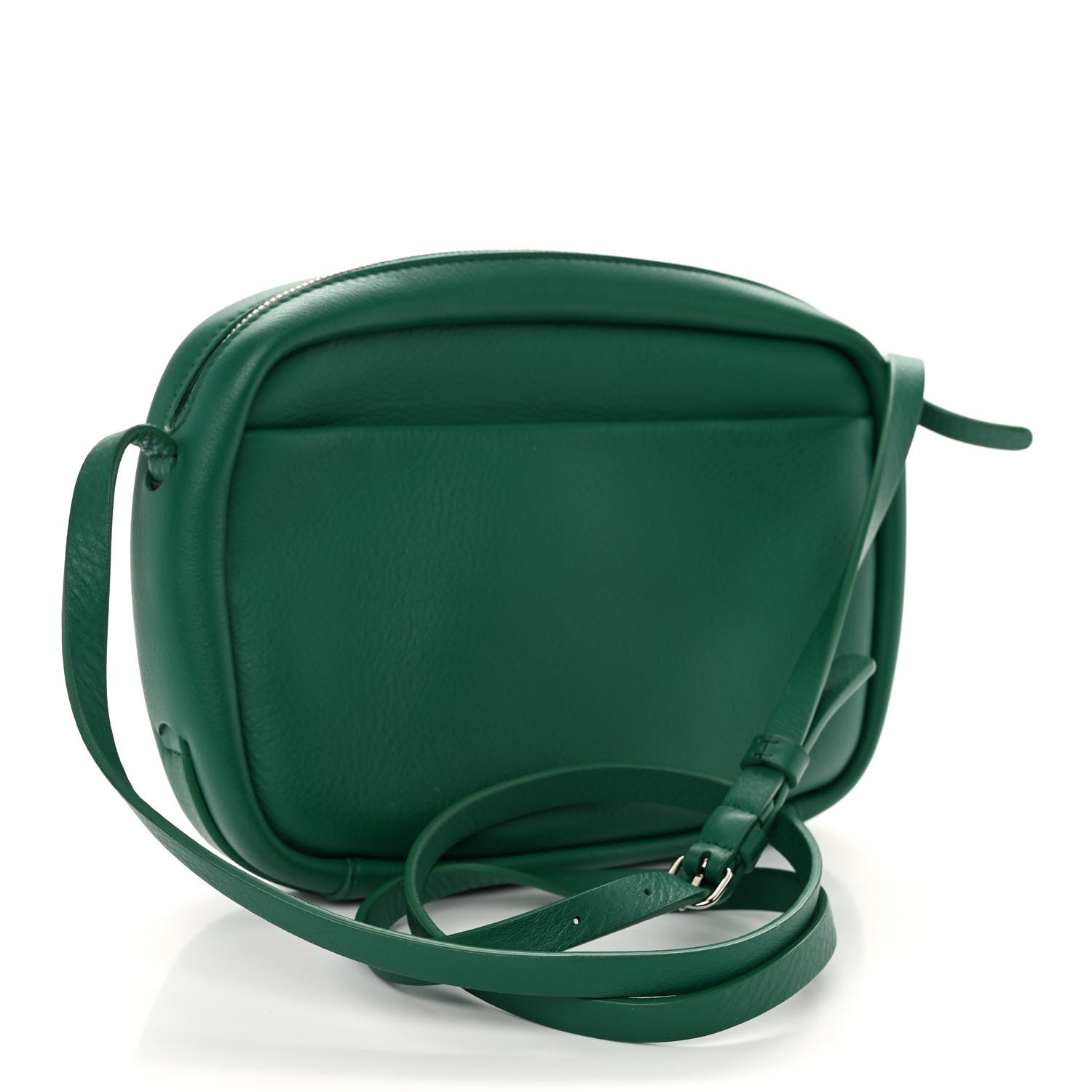 Balenciaga Calfskin Logo S Everyday Camera Bag Green 3 of 9