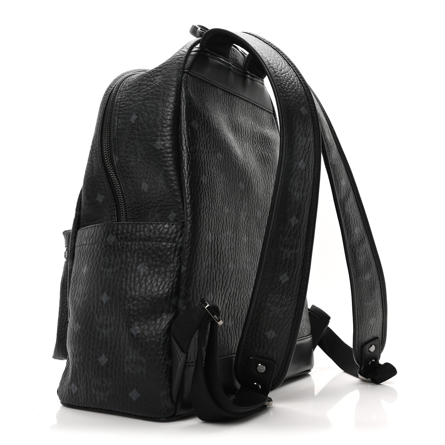 MCM Visetos Large Stark Backpack Black 3 of 10