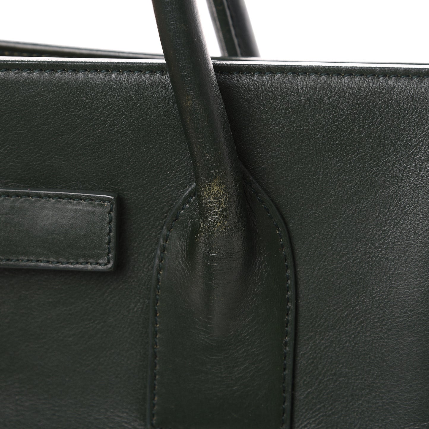 Calfskin Small Sac De Jour Dark Green