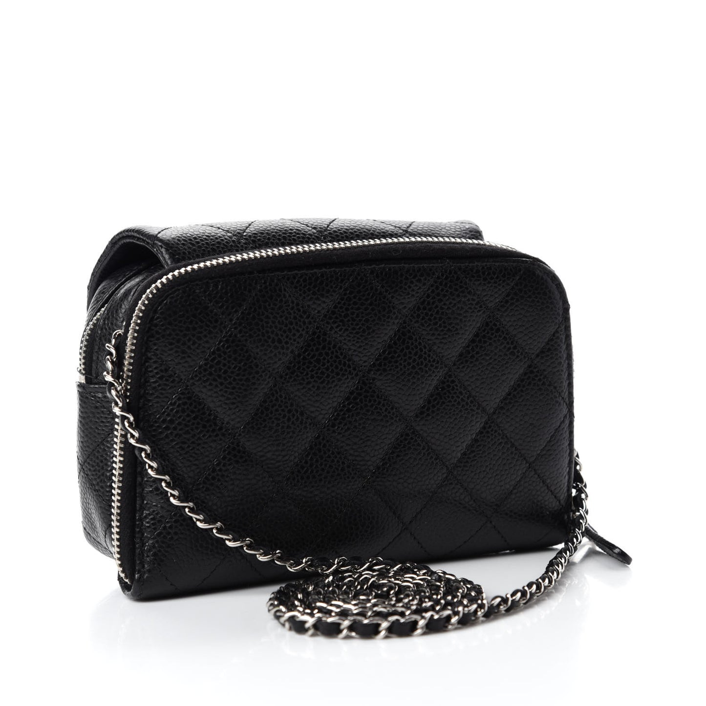 Caviar Quilted New Mini Flap Black