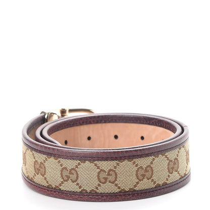 Gucci Monogram Bamboo Belt 80 32 Brown 3 of 9