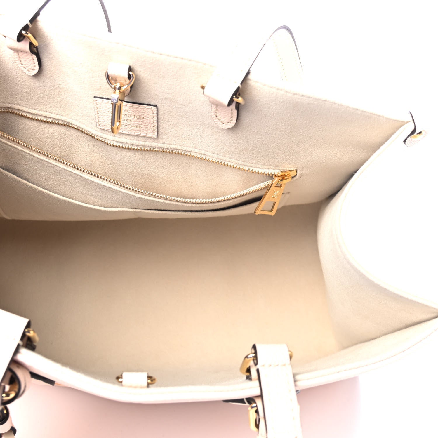 Louis Vuitton Empreinte Monogram Giant By The Pool Onthego MM Cream Saffron 4 of 4