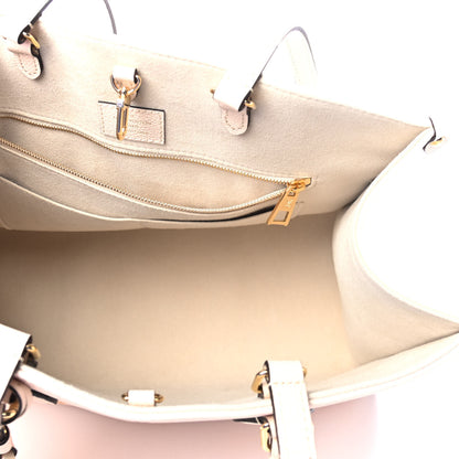 Louis Vuitton Empreinte Monogram Giant By The Pool Onthego MM Cream Saffron 4 of 4