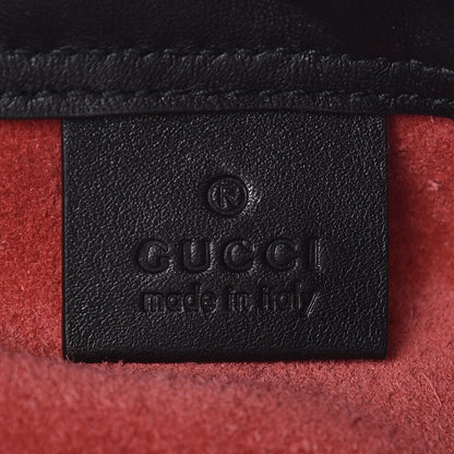 Gucci Calfskin Coco Capitan Logo Drawstring Backpack Hibiscus Red 8 of 9