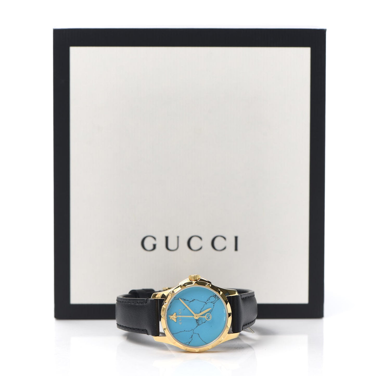 Stainless Steel Calfskin 27mm G-Timeless Quartz Watch Turquoise