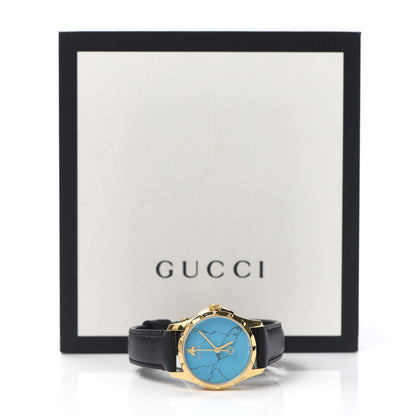 Gucci Stainless Steel Calfskin 27mm G-Timeless Quartz Watch Turquoise 5 of 5