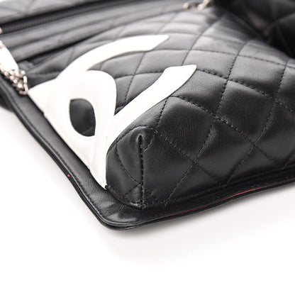 Chanel Calfskin Quilted Cambon Multipocket Shoulder Bag Black 8 of 11