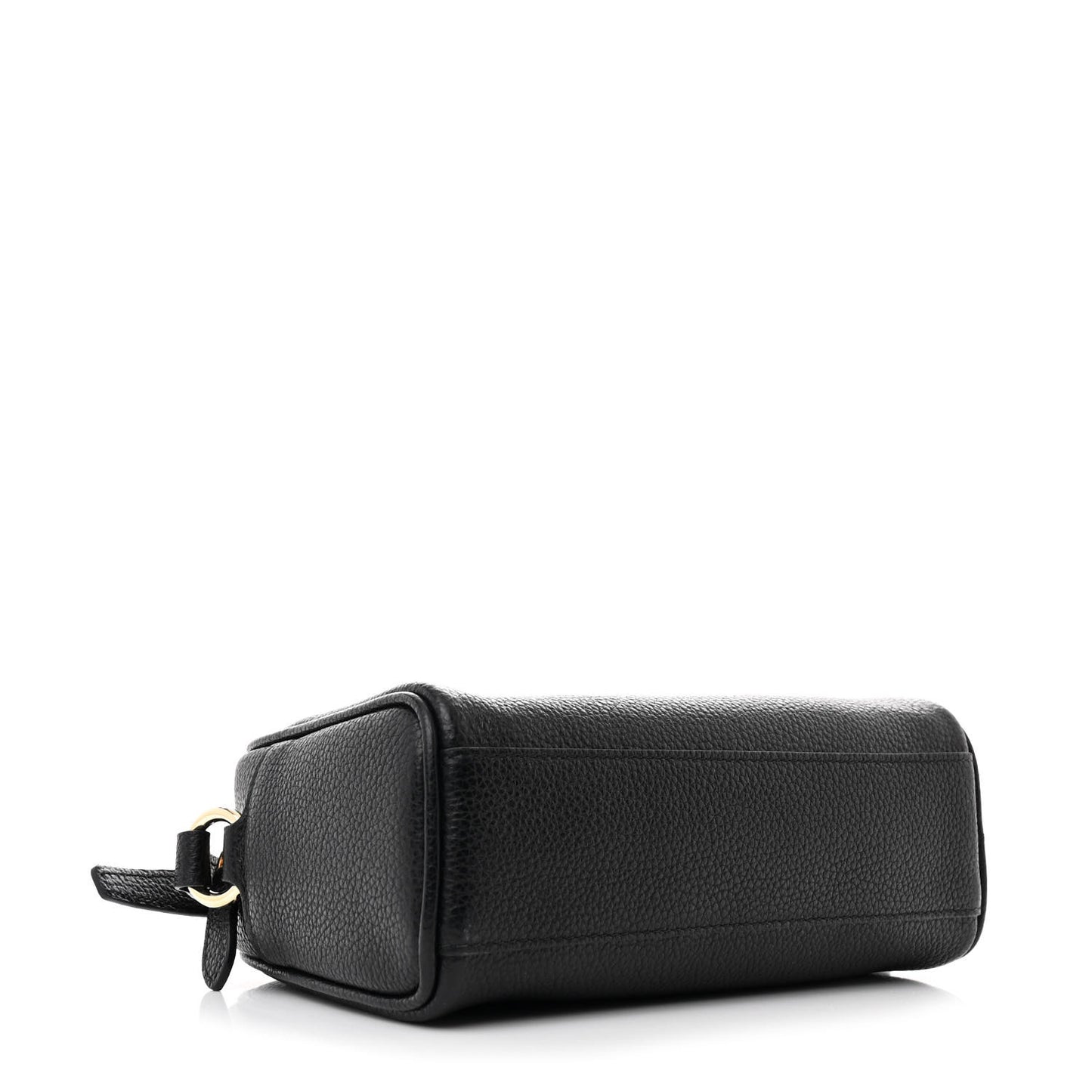 Calfskin Travel Camera Crossbody Bag Black